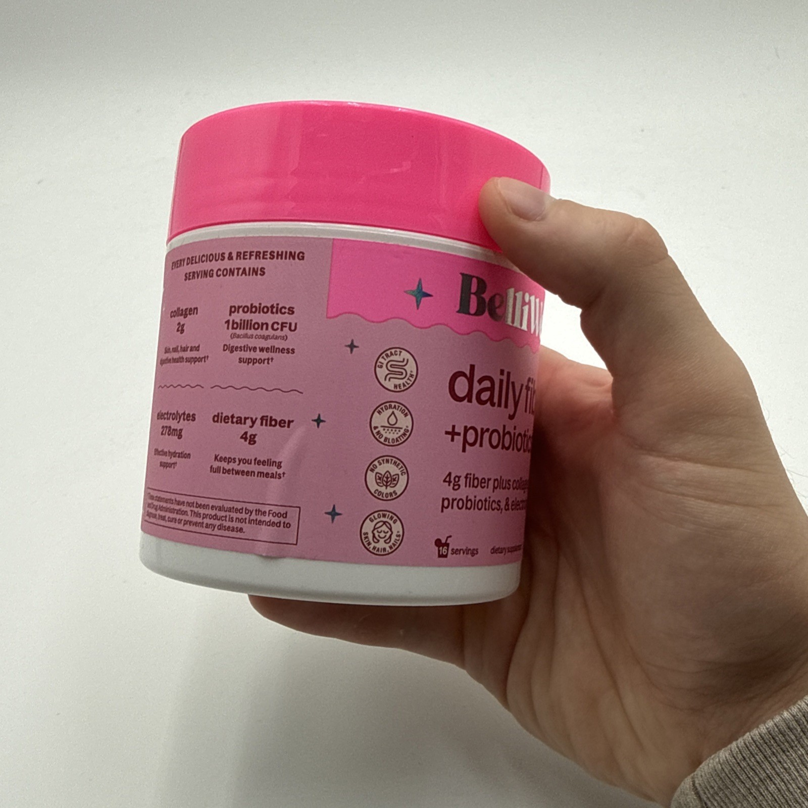 Belli Welli Fiber Supplement for Women&Men, Premium Daily Fiber Powder from O…
