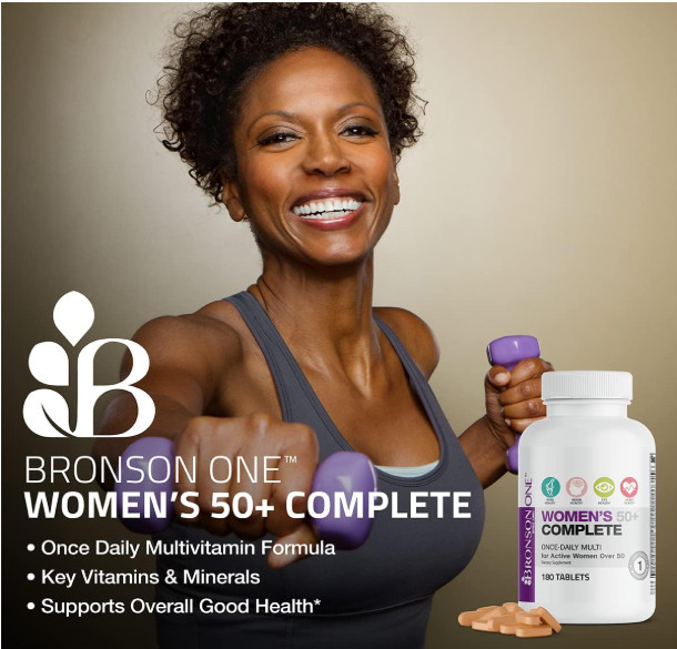 Women’s 50+ Complete Multivitamin Multimineral Daily Wellness Energy Support