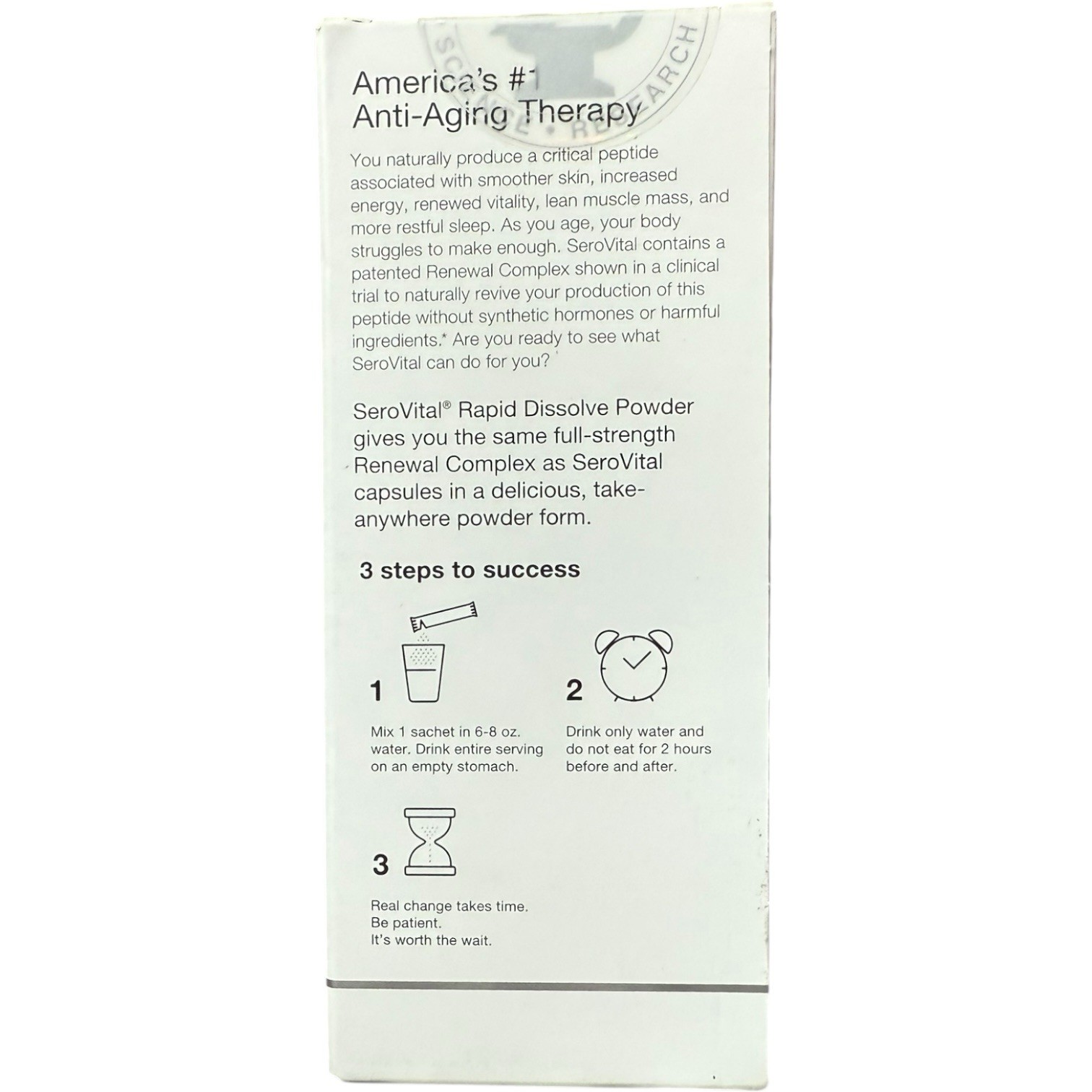 (2) SeroVital Anti Aging Rapid Dissolve Fruit Punch Powder 14 Sachets 05/2026+