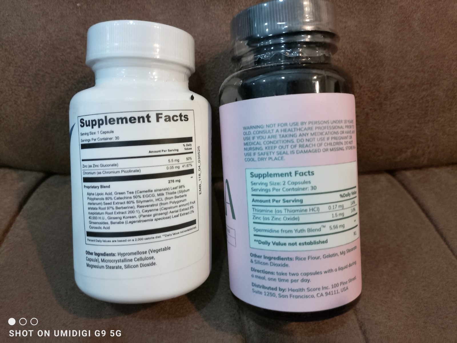 Nova & Aqua Sculpt Supplements (Weight Loss)