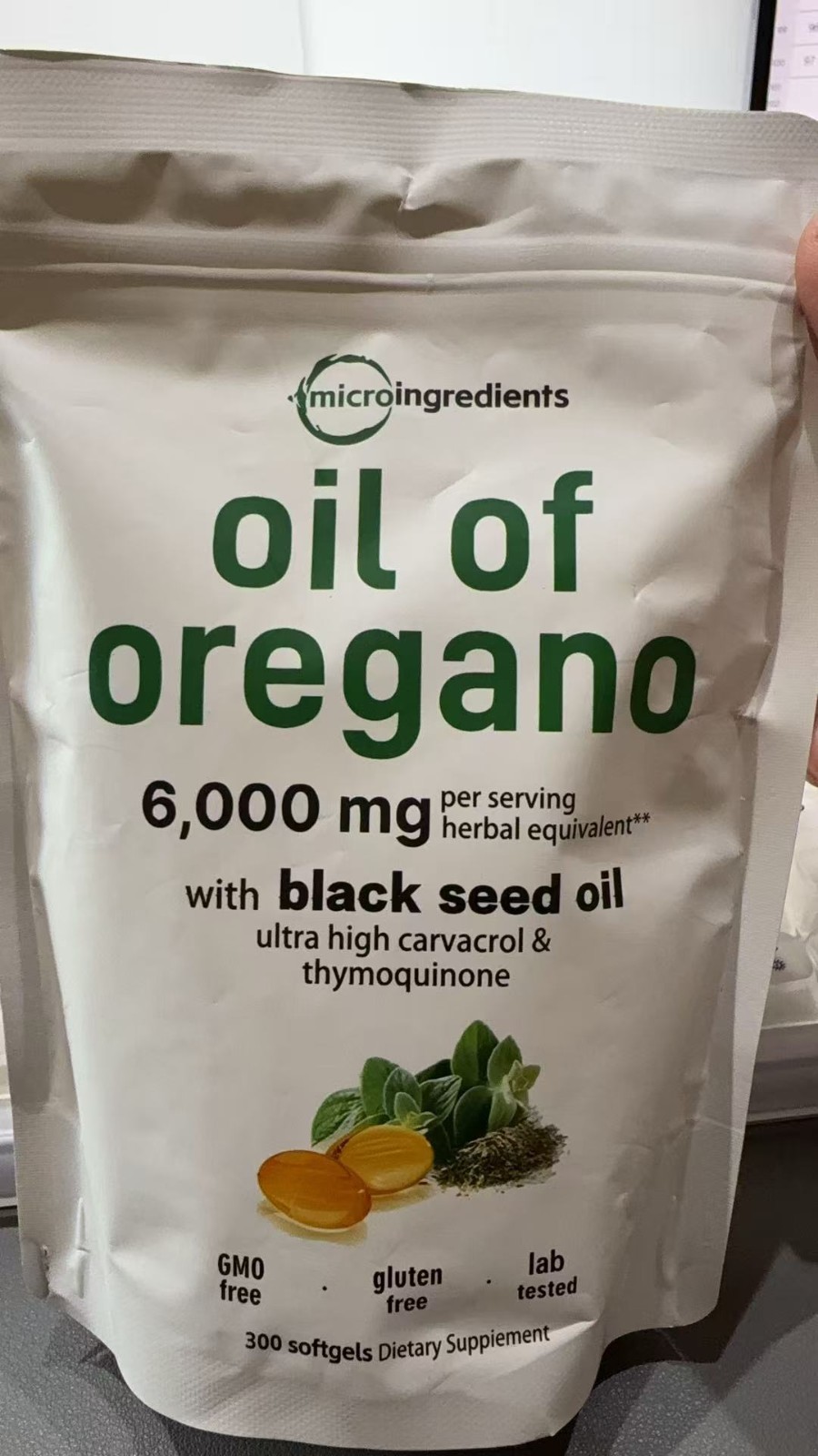 3 Packs Oil of Oregano & Black Seed Softgels Count,Immune Support,with Carvacrol