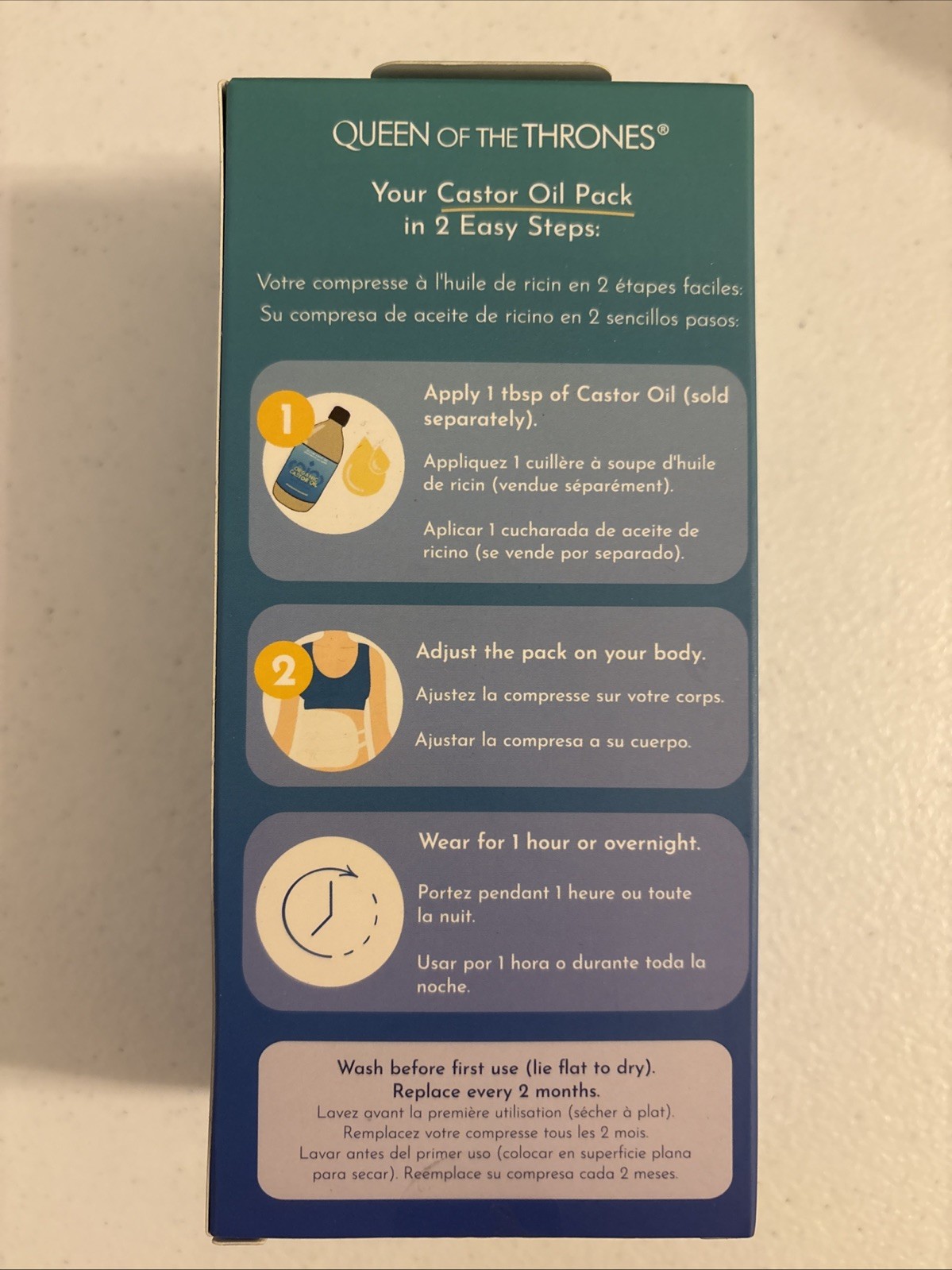 Heritage Store Organic Castor Oil Cold Pressed Vegan 16 oz + Liver Pack