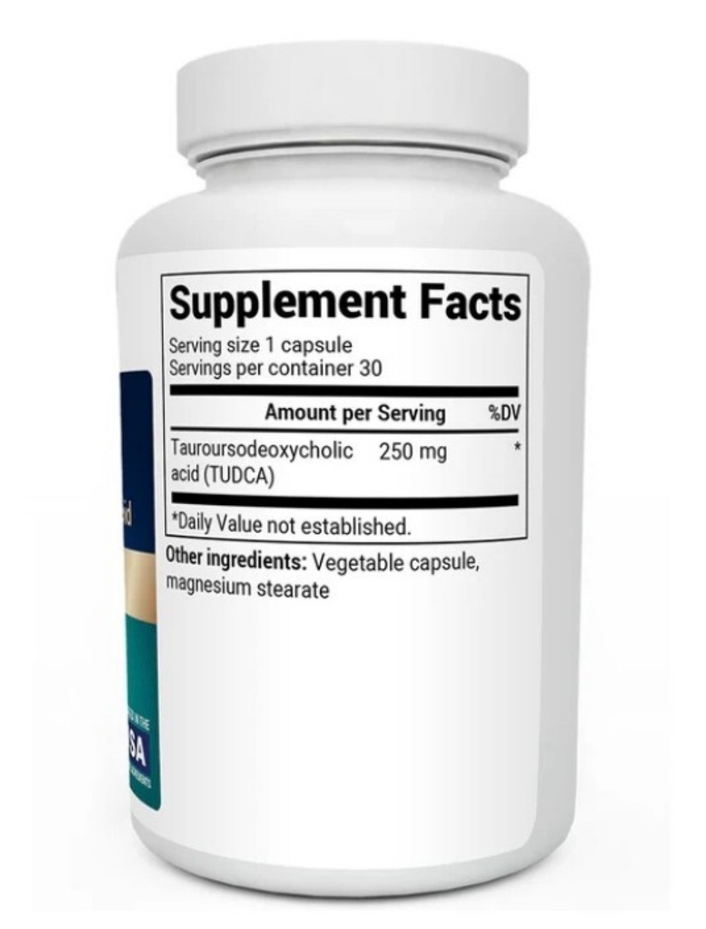 TUDCA 3 packs -250mg Tauroursodeoxycholic Acid -30 vegetarian capsules x 3