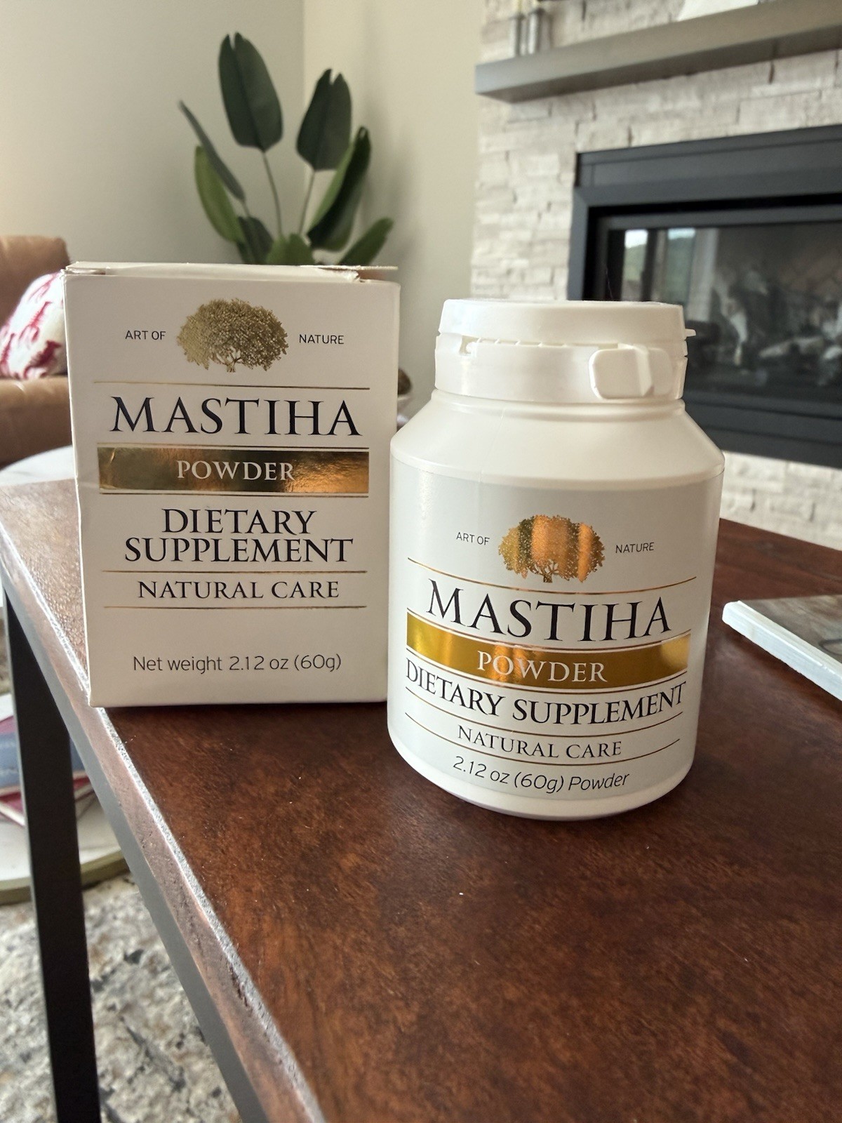 Masthia Powder 100% Pure Chios Mastic Gum 1050mg – Natural Digestive 2.12 oz