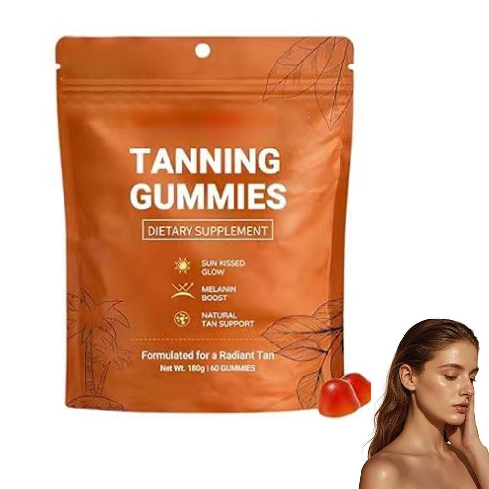 Daily Tanning Gummies Vitamin Blackening Gummies – Enhance Skin Melanin US