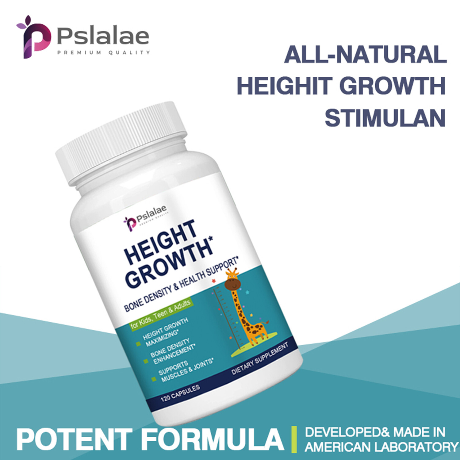 Height Growth – Calcium, Vitamin D, Increased Potent Bone Growth & Joint Health