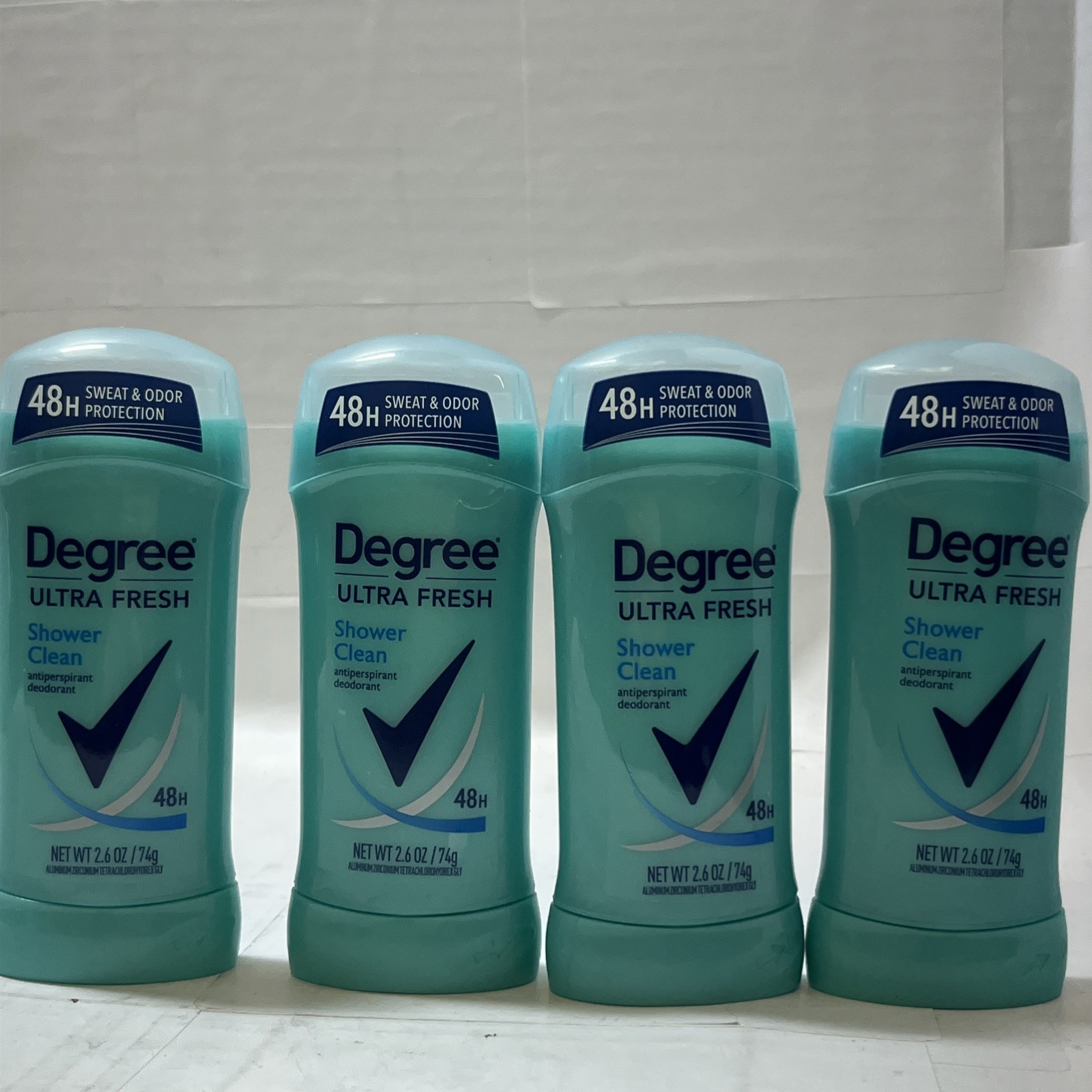 Degree Ultra Fresh Antiperspirant Deodorant Stick 2.6 Ounce 4 Pack Exp5/2027
