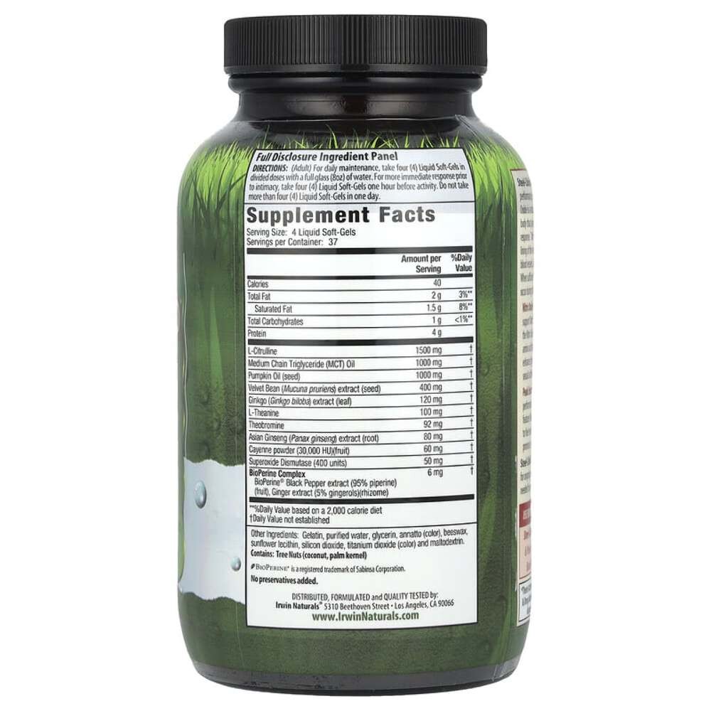 Irwin Naturals Steel Libido RED Magnum Blood Flow, 150 Softgels EXP 05/2026