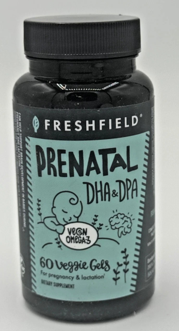 Freshfield Prenatal DHA + DPA Free 60 Veggie Gel Caps EXP 07/26