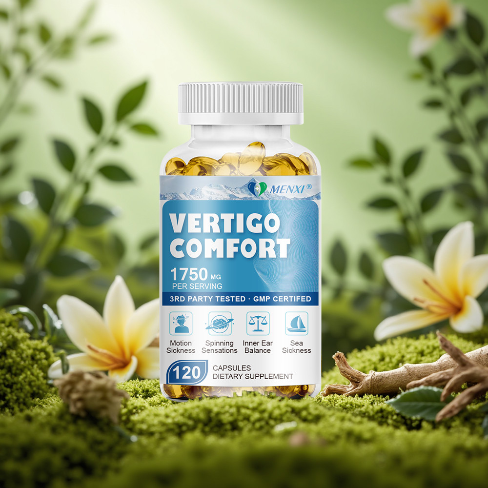 Vertigo Comfort 120 Capsules 1750mg – Dizziness Relief Supplements, Body Balance