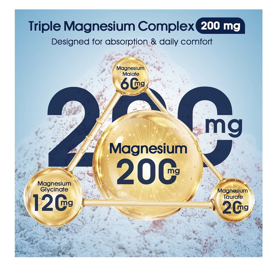 Super Calm,Cortisol Reducer,Magnesium Complex for Women and Men 30 Stick Packs