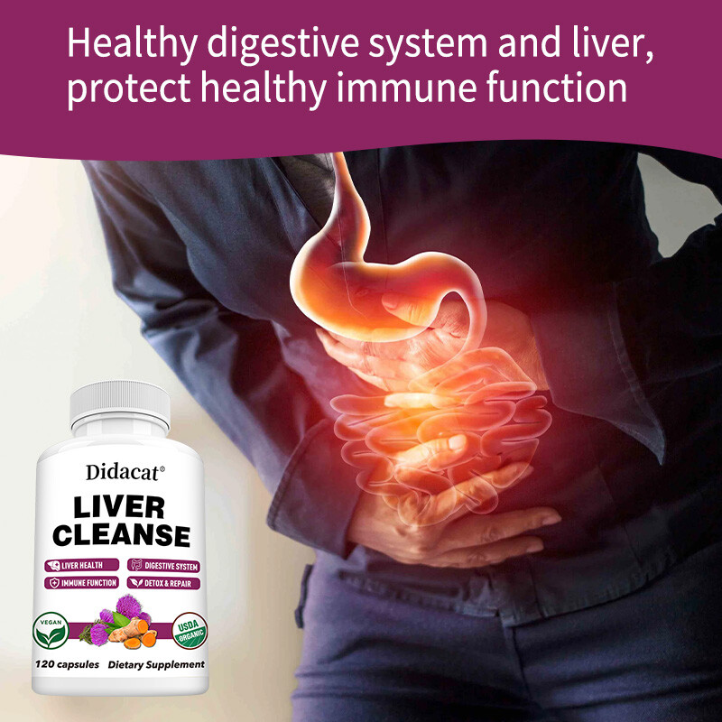 Milk Thistle (Silymarin) Extract liver cleanser liver detox repair capsules