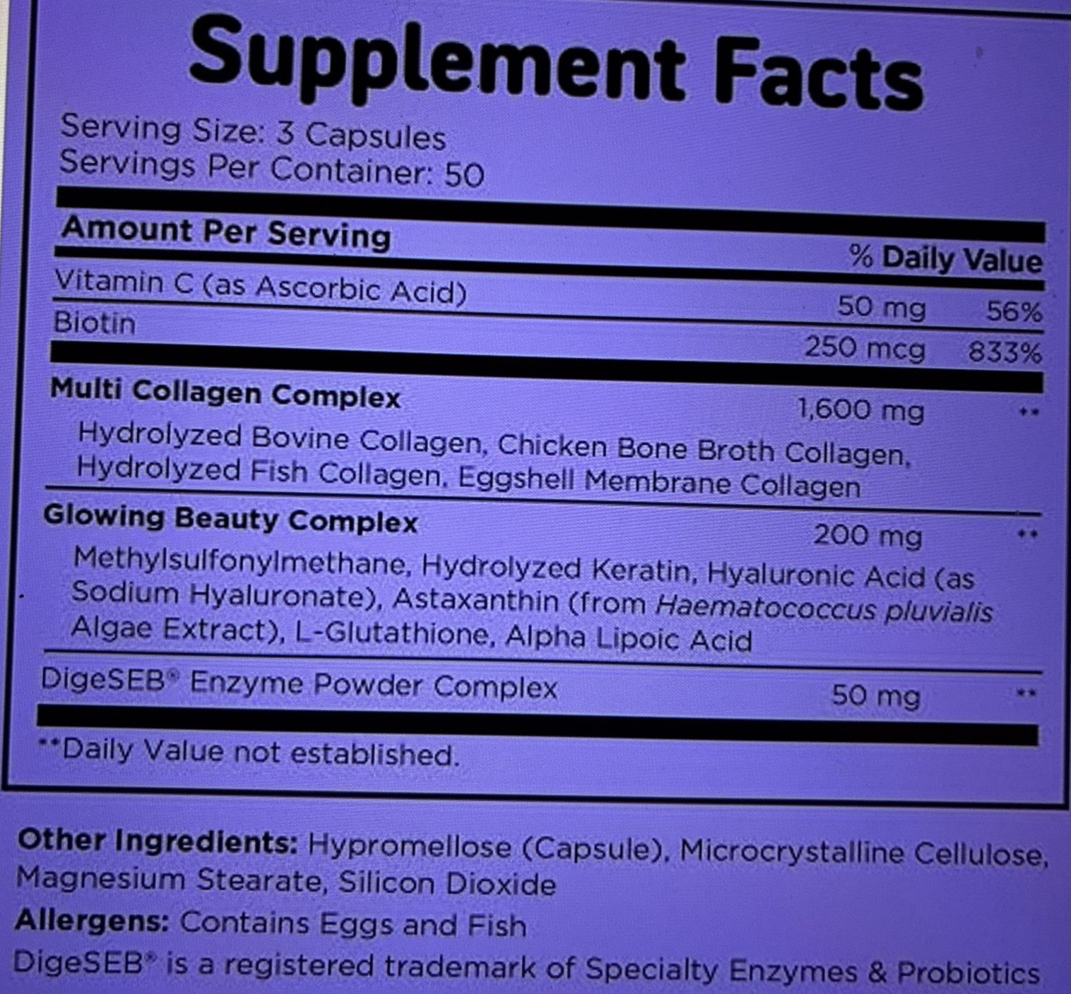 Vital Vitamins Multi Collagen Complex Plus – Advanced Beauty & Wellness – 150 CT