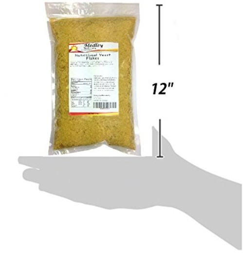 Nutritional Yeast Flakes, 1 Lb Bulk Bag – , Fortified, Kosher, Non-Irradiat