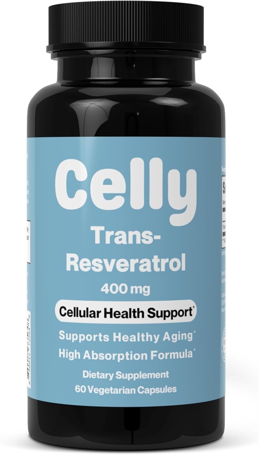 Celly Trans-resveratrol 400mg | Longevity Supplement For Healthy 10-26 -Shlf