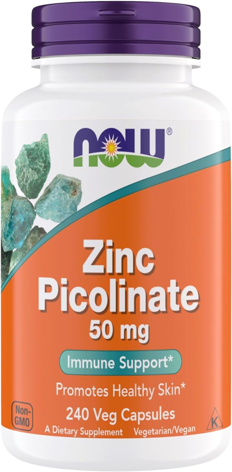 Now Zinc Picolinate 50 mg 240 vcaps