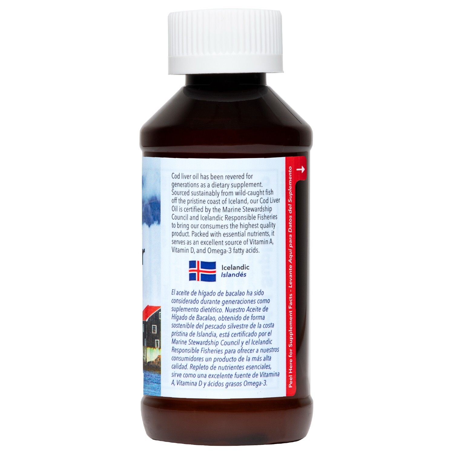De La Cruz® Pure Icelandic Cod Liver Oil 4 FL OZ (3 BOTTLES) Exp. 05/ 2025