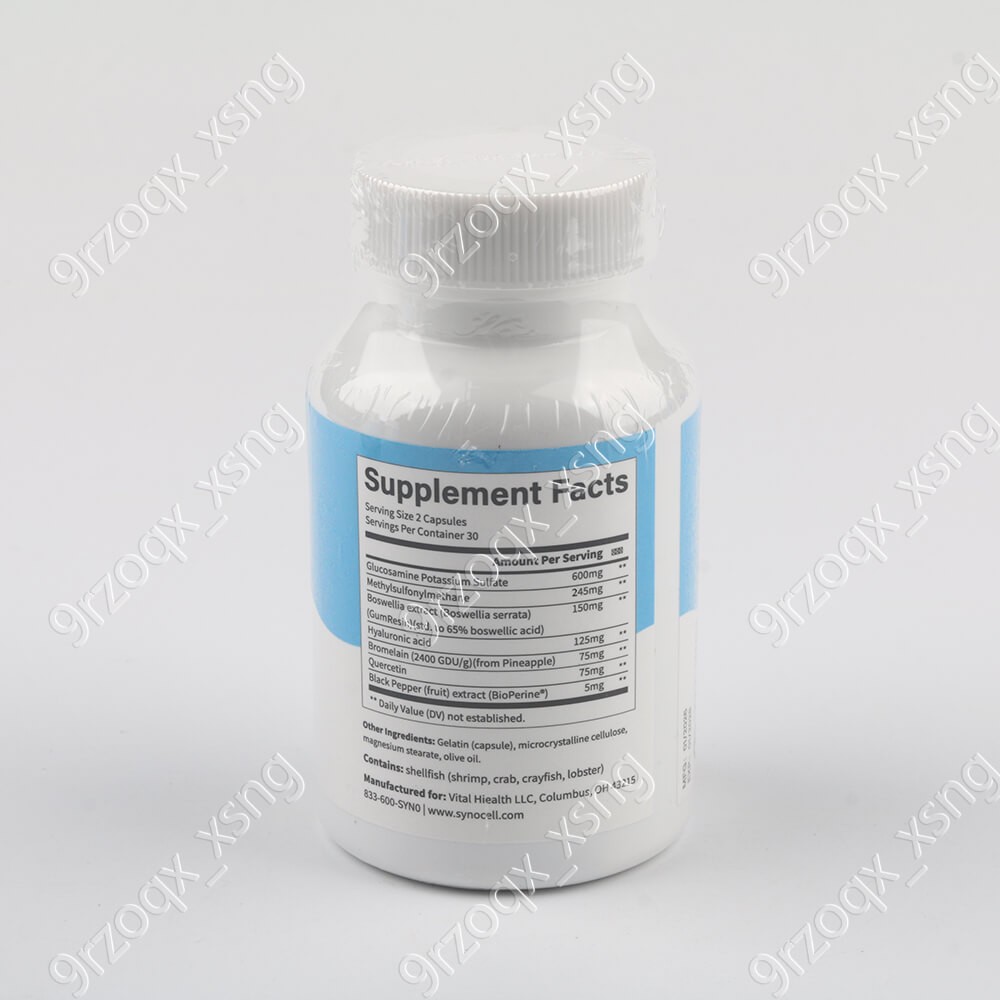 Synocell Glucosamine Chondroitin Complex Back Neck & Joint Support Supplement