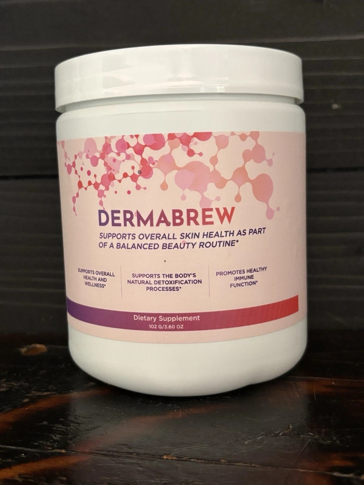 Dermabrew Dietary Supplement Powder 3.6 Oz Korean Skin Tea