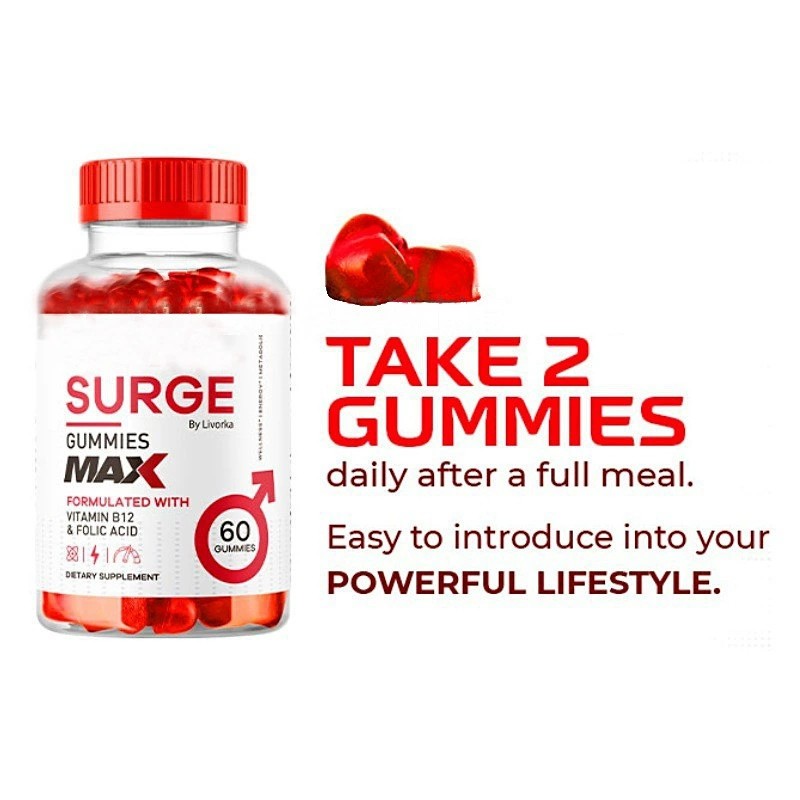 Vital Surge Male Gummies Maximum Strength Vital Surge Improved Formula 60-300PCS