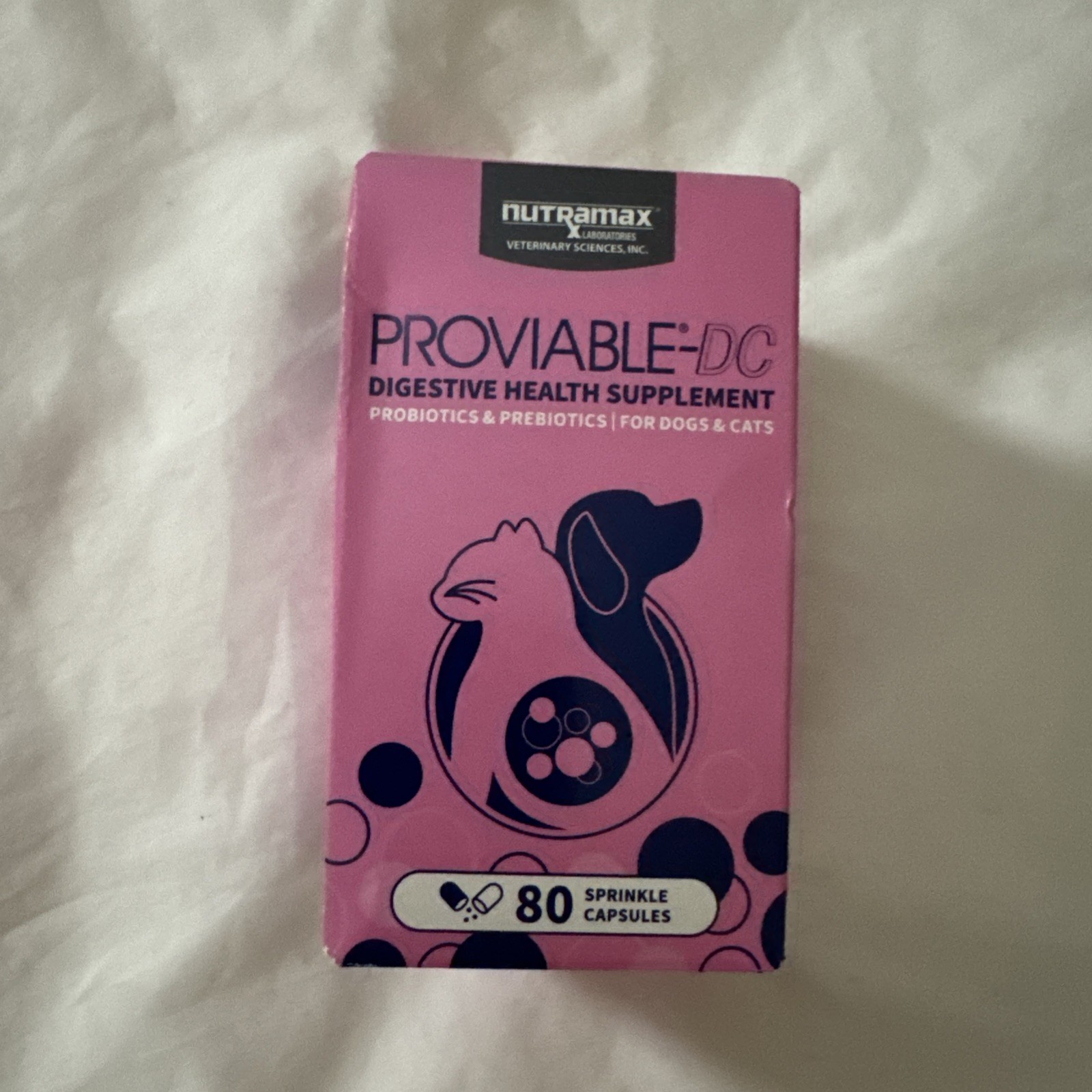 Proviable Digestive Health 80ct Supplement Kit for Cats and Small Dogs