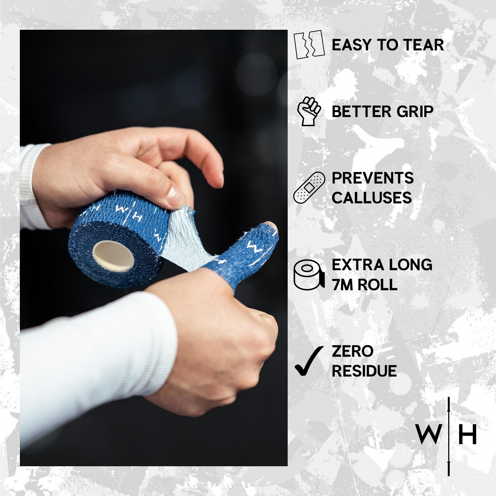 Weightlifting House Thumb-tape-30 Blue 3 Count (Pack of 1)