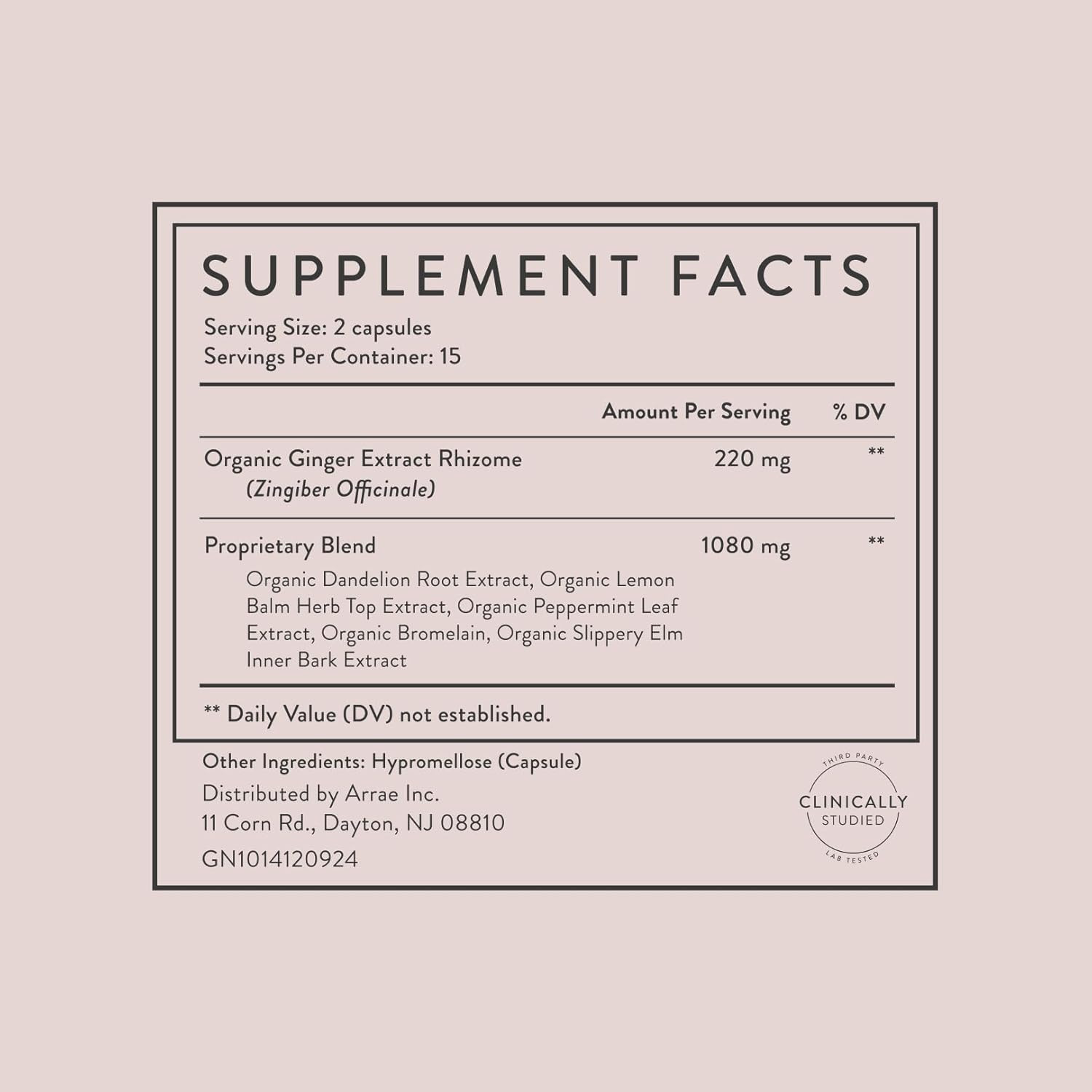 Arrae Fast-Acting Bloating Relief Digestive Enzymes, All Natural Bloat, Gas & In