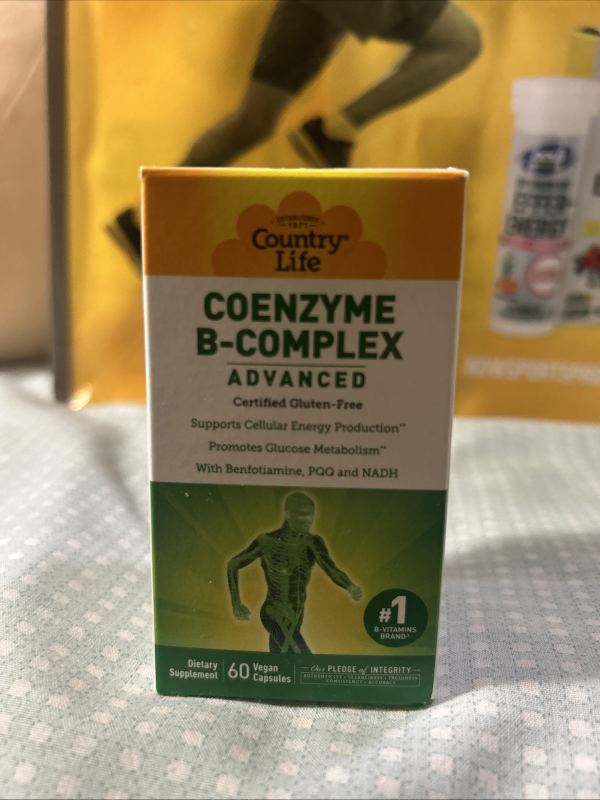 Country Life Coenzyme B Complex Adv 60 Caps Exp. 12/28