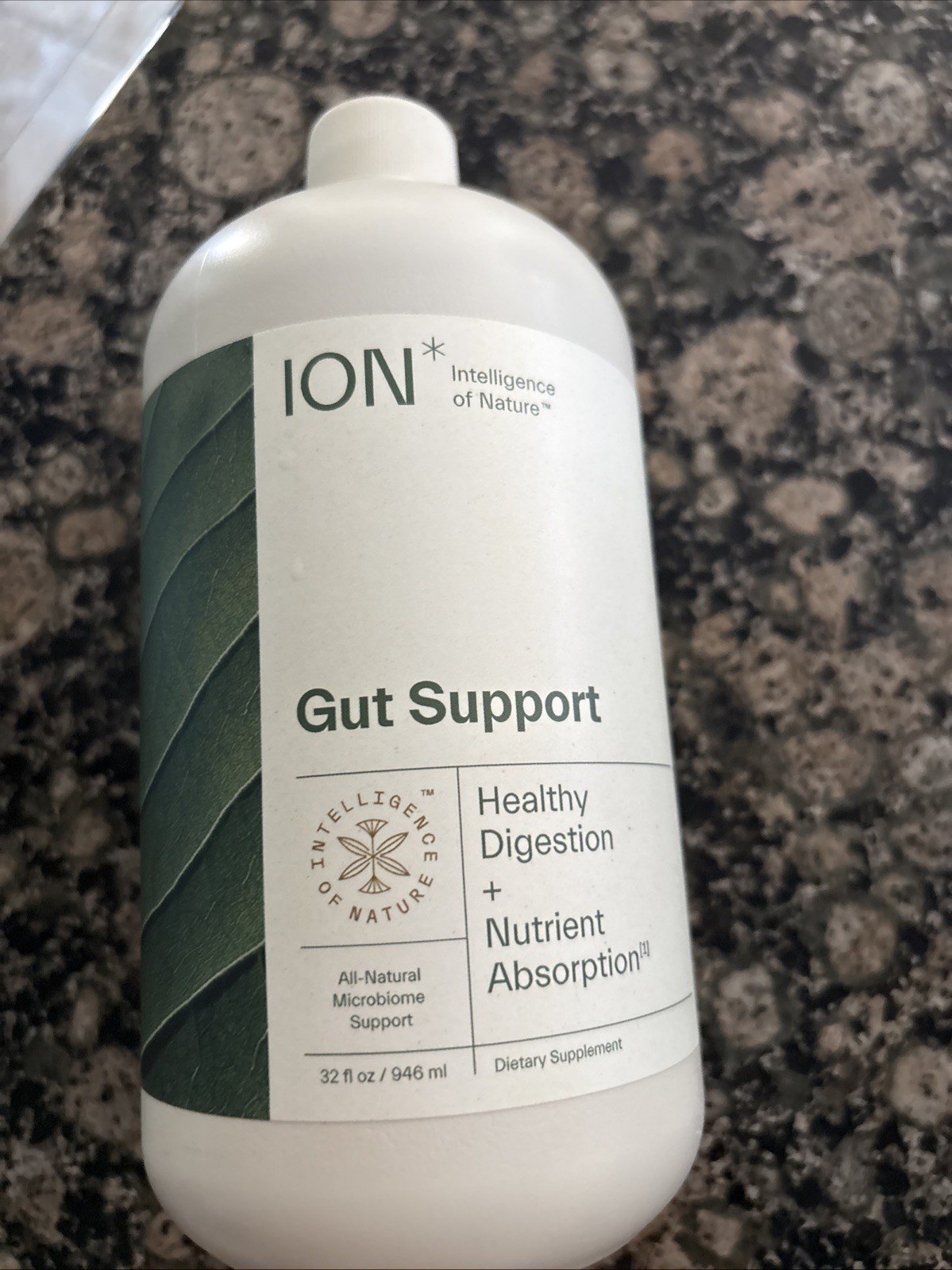 ION Gut Support 32 fl oz Intelligence of Nature Liquid Digestive Supplement