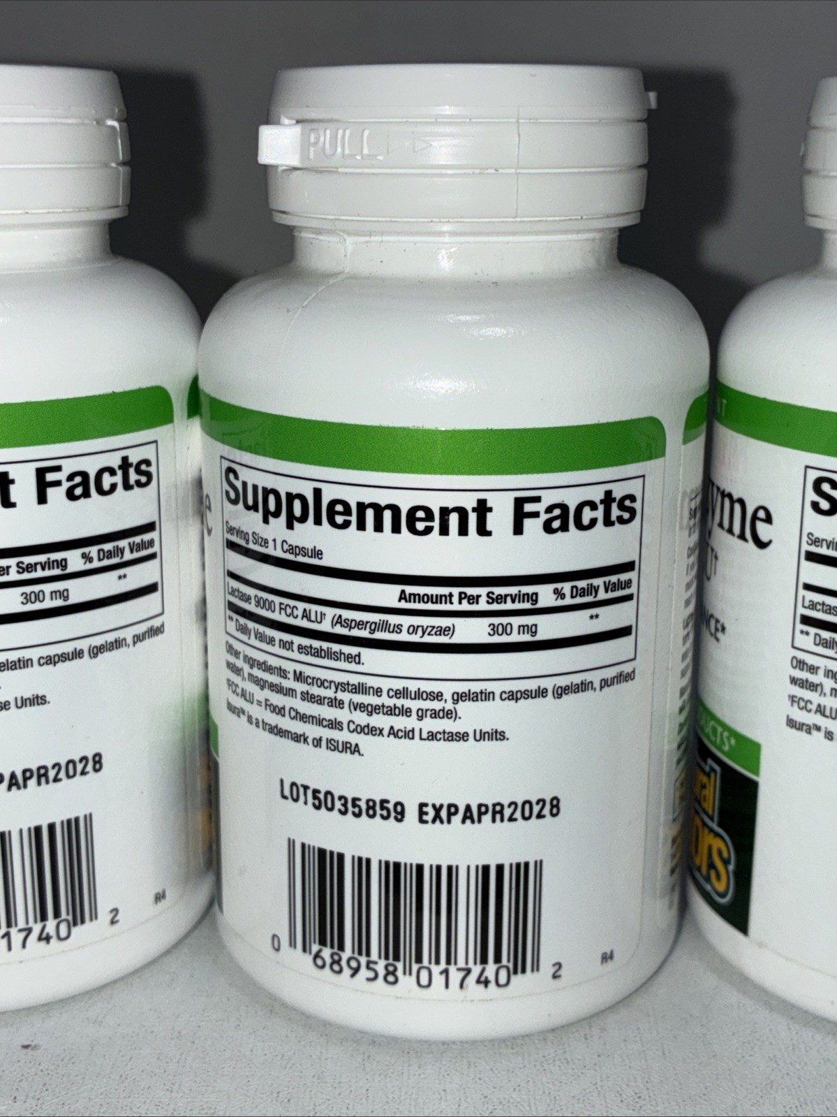 3 Sealed Lactase Enzyme Supplement 60 Caps Each