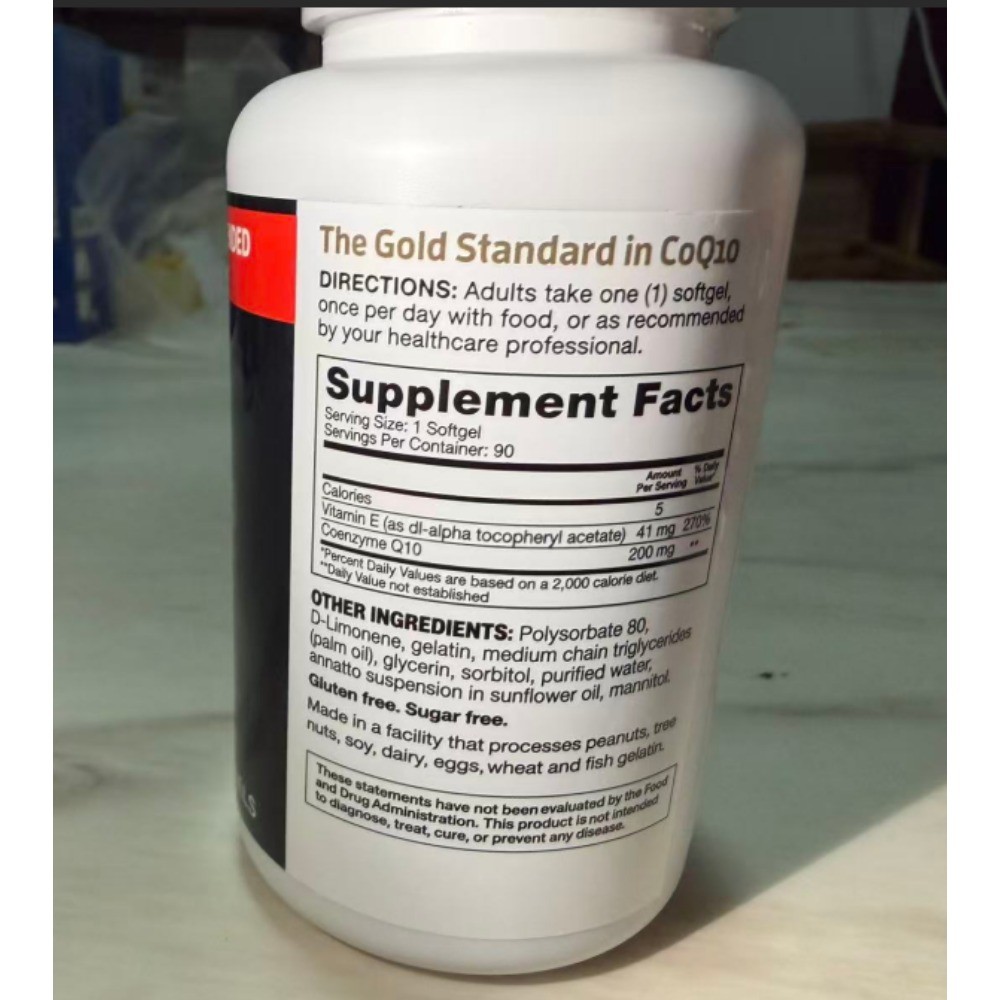 Qunol CoQ10 Supplements 200mg Softgels – Ultra High Absorption Coenzyme Q10