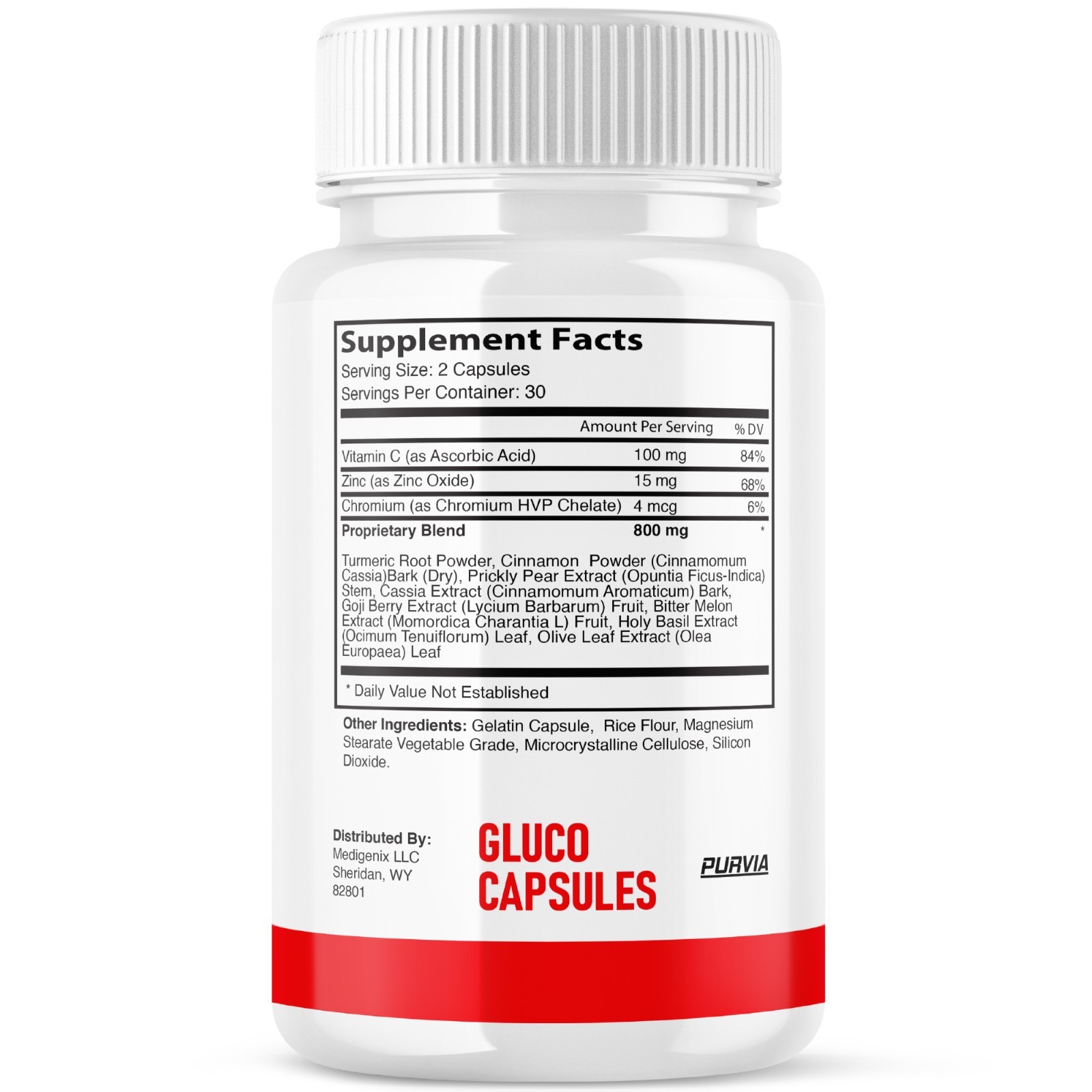 Glykonex Pro Gluco Capsules Daily Blood‑Sugar Optimizer Support Pills 1-3 pack