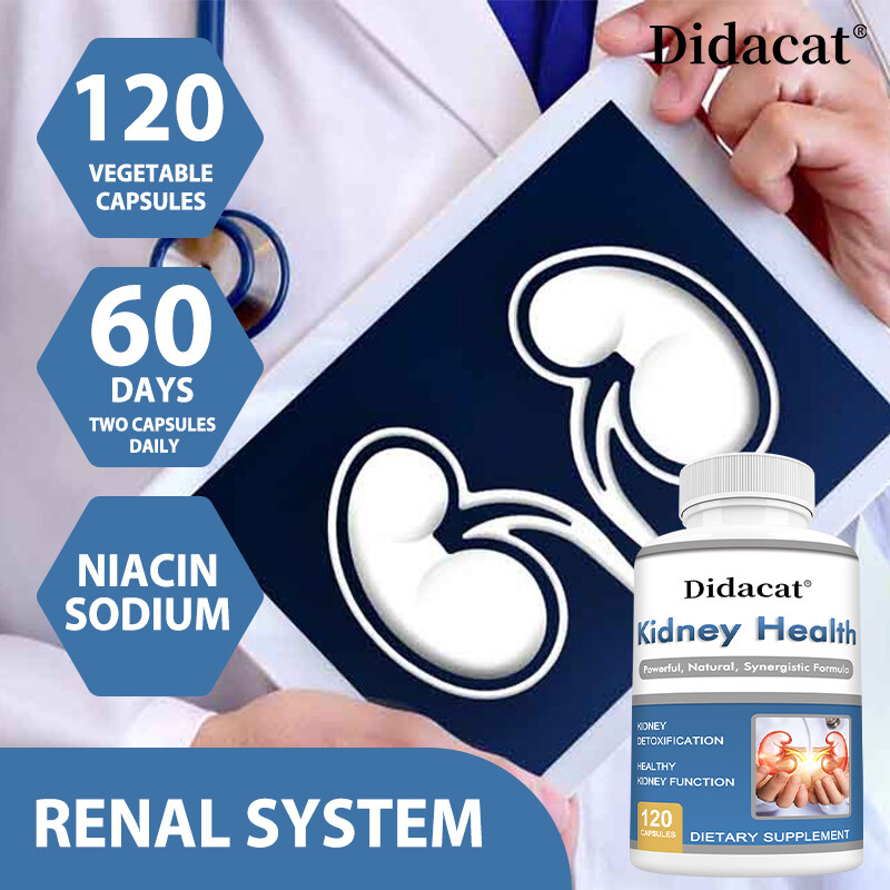 Kidney Health Capsules Cleanse Support Detox Natural Supplement High Quality