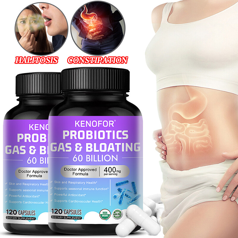 Kenofor Probiotic for Daily Wellness 60 Billion Cfu 30 to 120 Capsules