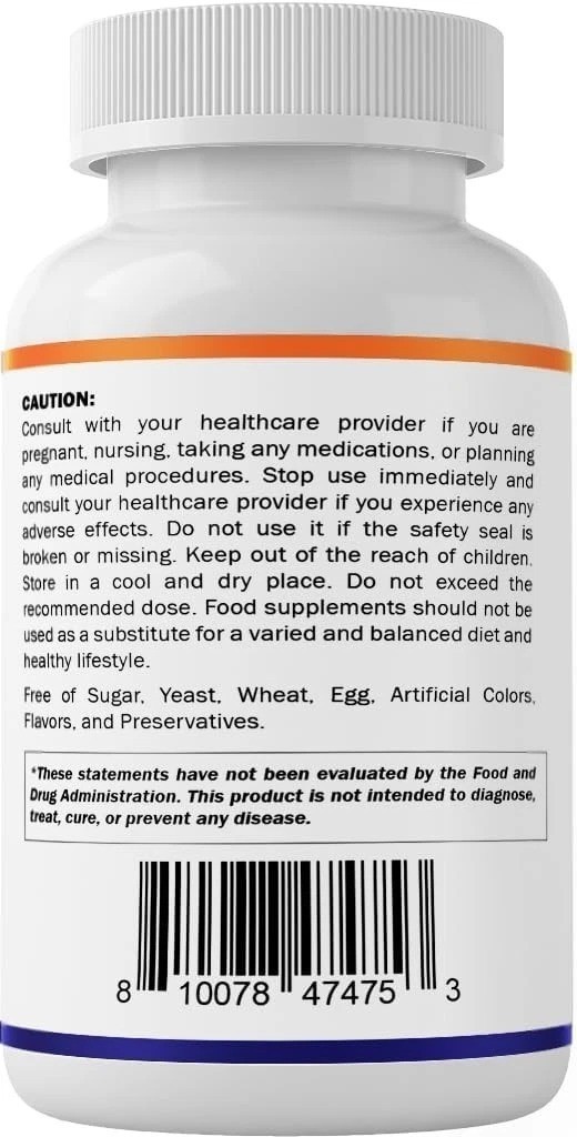 Vitamatic Lithium Orotate 5mg, 240 Veggie Capsules, Non-GMO, Gluten Free!!!