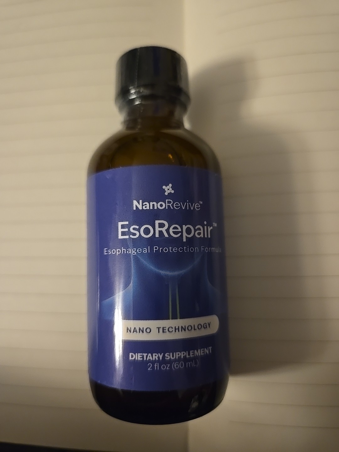 EsoRepair Nano Esophageal Health Supplements for Men & 2 Fl Oz (Pack of 1)