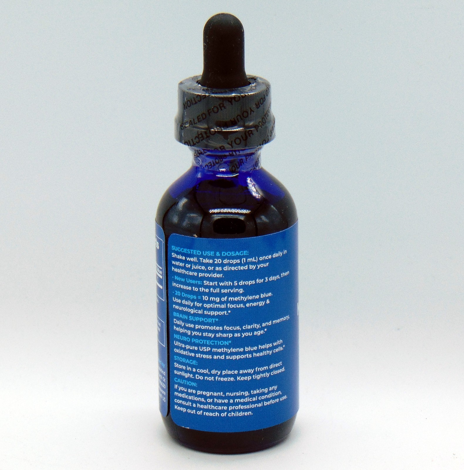 4 X MB Blue Dietary Supplement, Over The Counter 1% Liquid, 8 oz Total