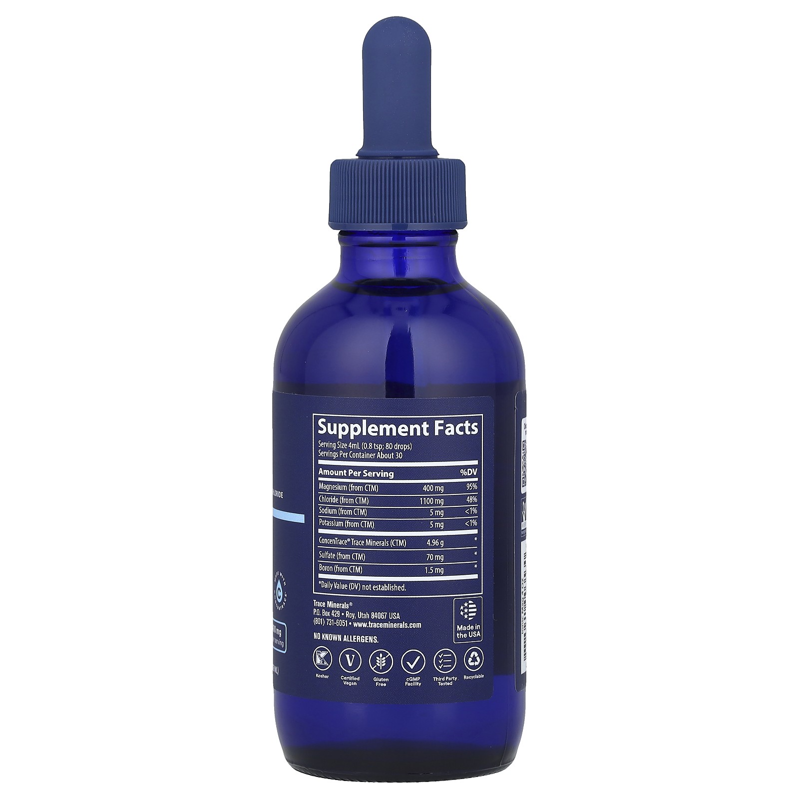 Ionic Magnesium Chloride, 400 mg, 4 fl oz ( 118 ml)