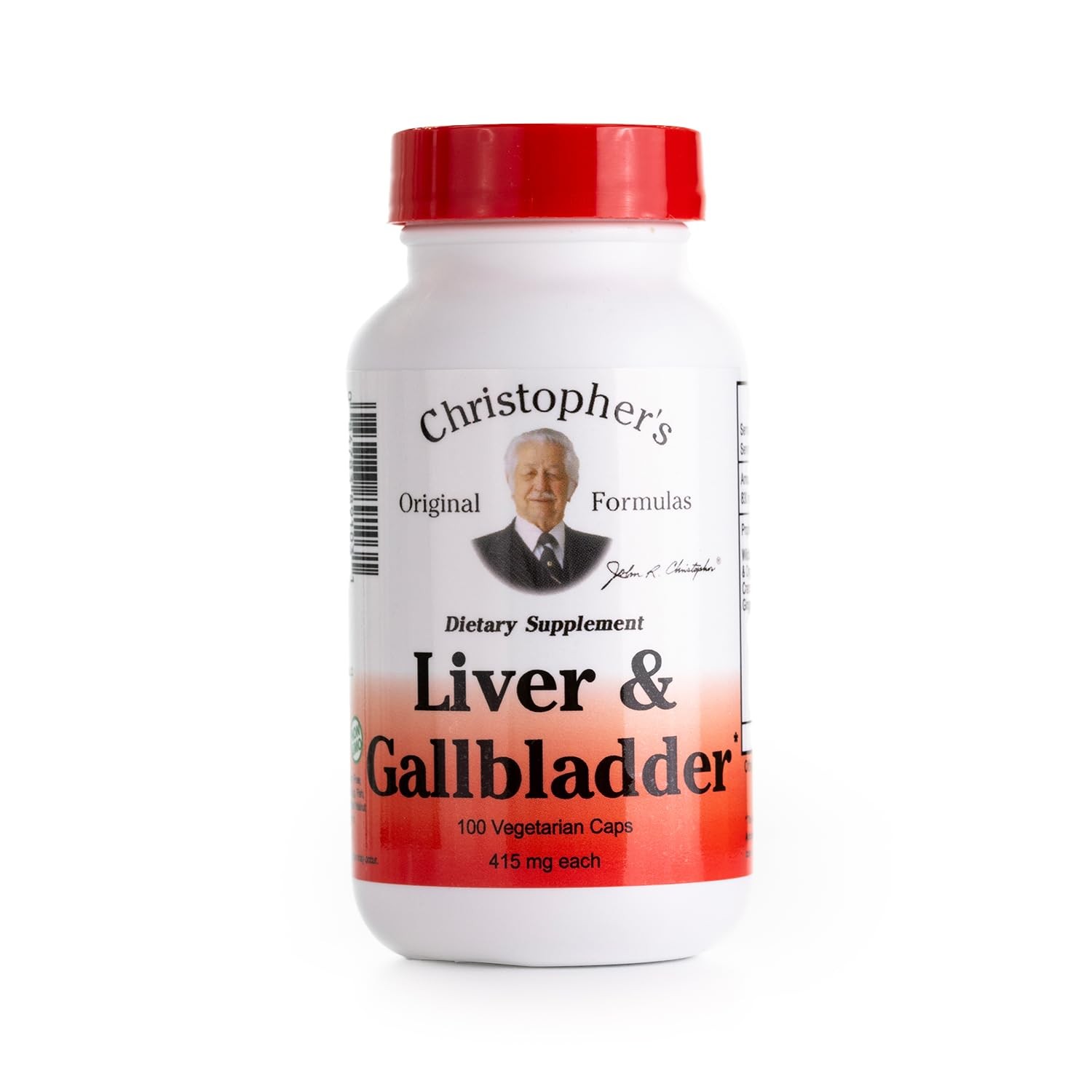Christopher’s Original Formulas Liver & Gallbladder 100 Count (Pack of 1), 1