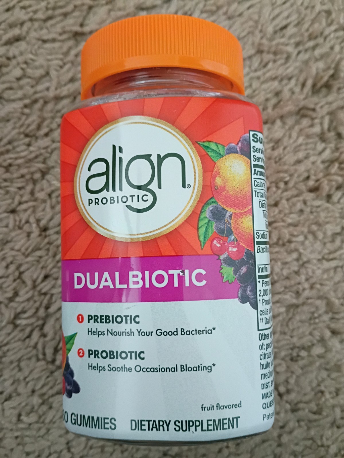 Align Prebiotic + Probiotic Gummies – 3700078339 (54 Count)