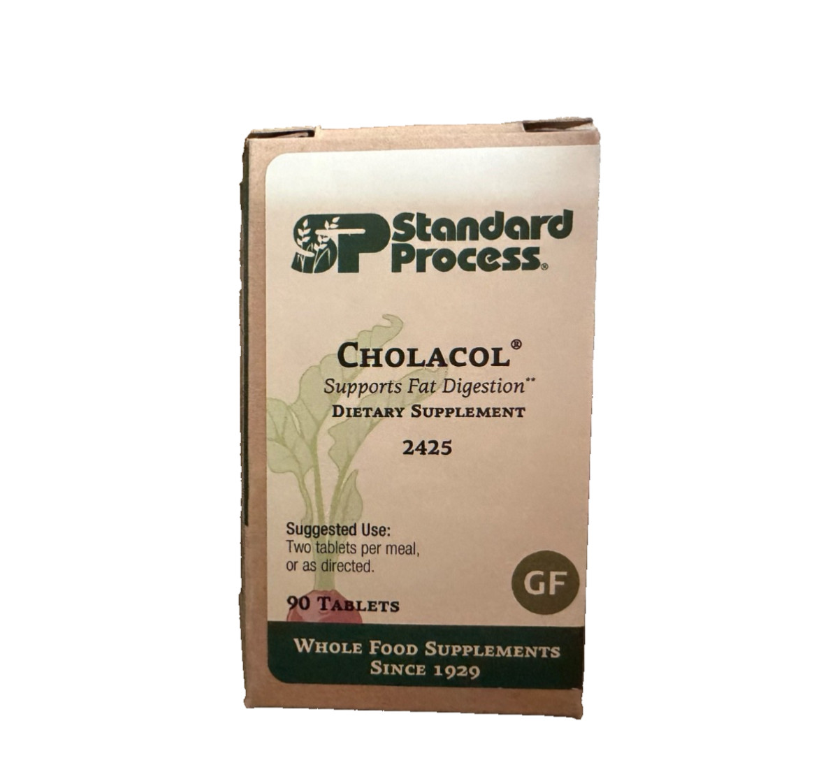 Standard Process Cholacol – Gallbladder Support Supplement – 90 Tablets