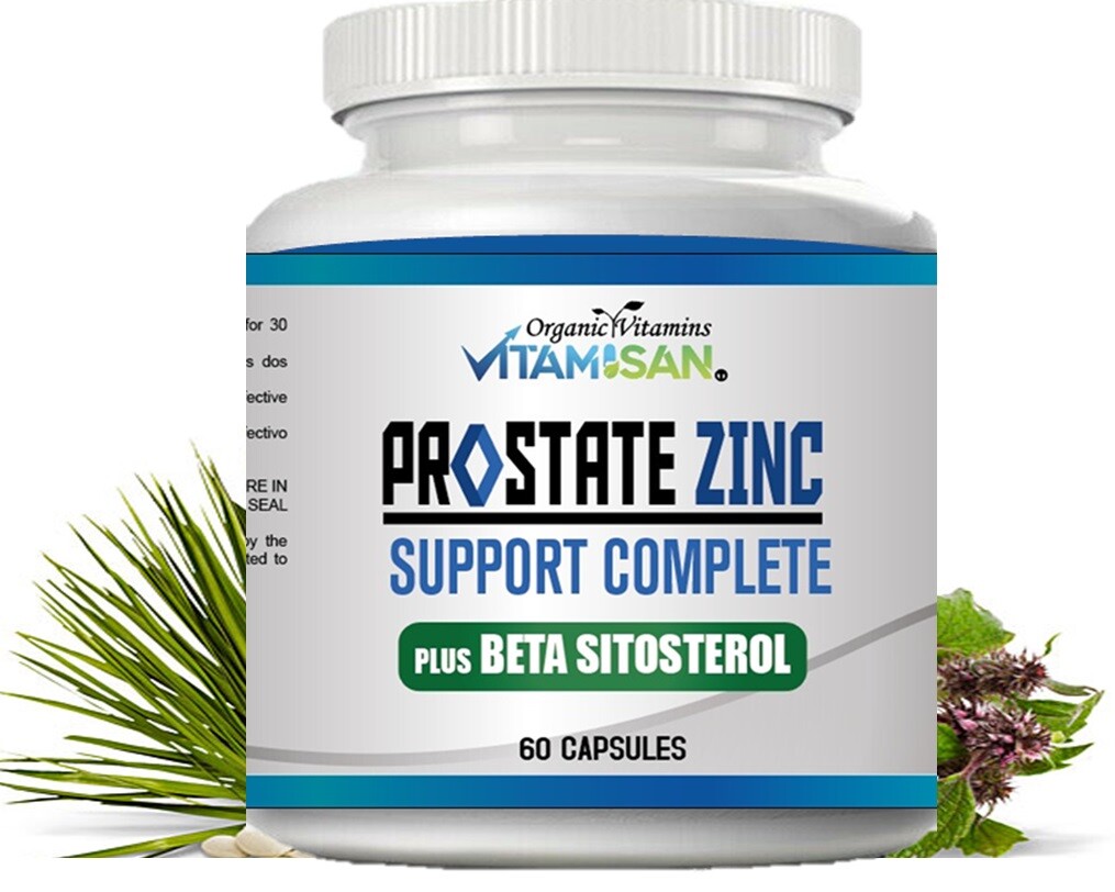 Saw Palmetto Prostate 1619 Supplement Urinary Support Cap Organic Vit Vitamisan