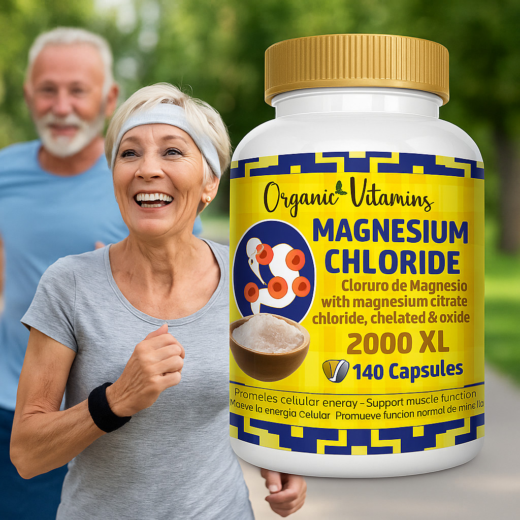 Magnesium Chloride (Cloruro de Magnesio) High absorption 2,000 mg 140 caps