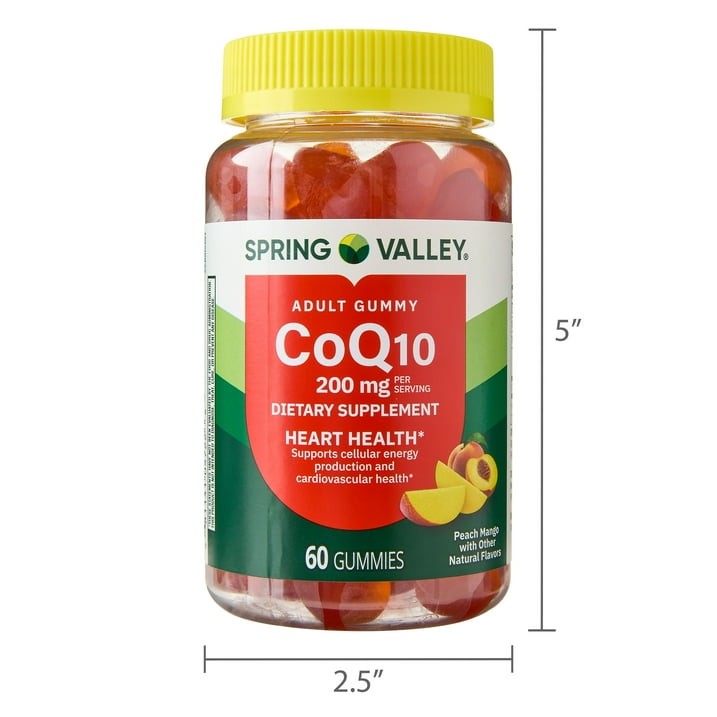Spring Valley CoQ10 Adult Gummies, 200 mg, 60 Count