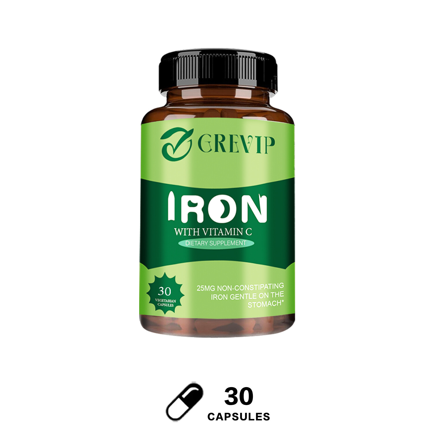 Iron 25mg – Vitamin C – Blood Energy Suppor, Red Blood Cell, Anaemic Supplement