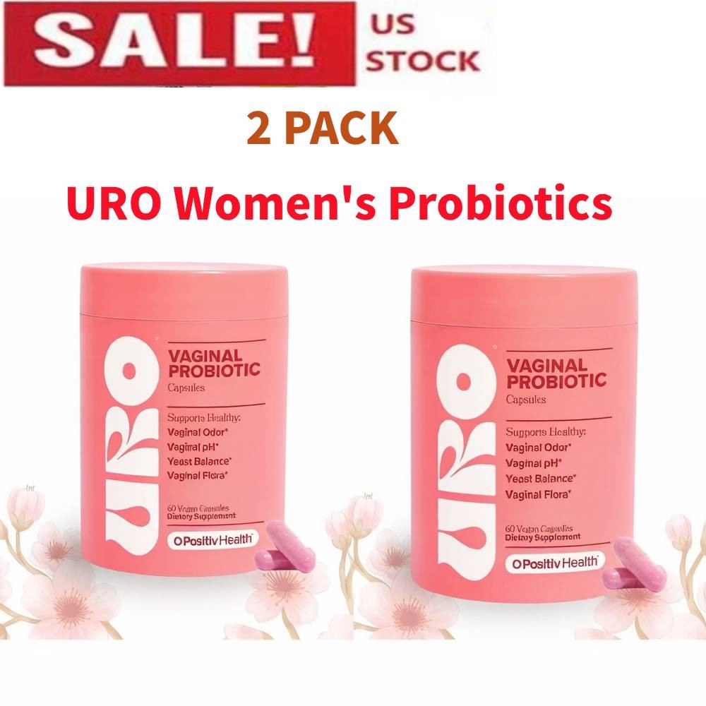 2 package URO O Positiv Vaginal Probiotics fr Women pH Balance w/ Prebiotic