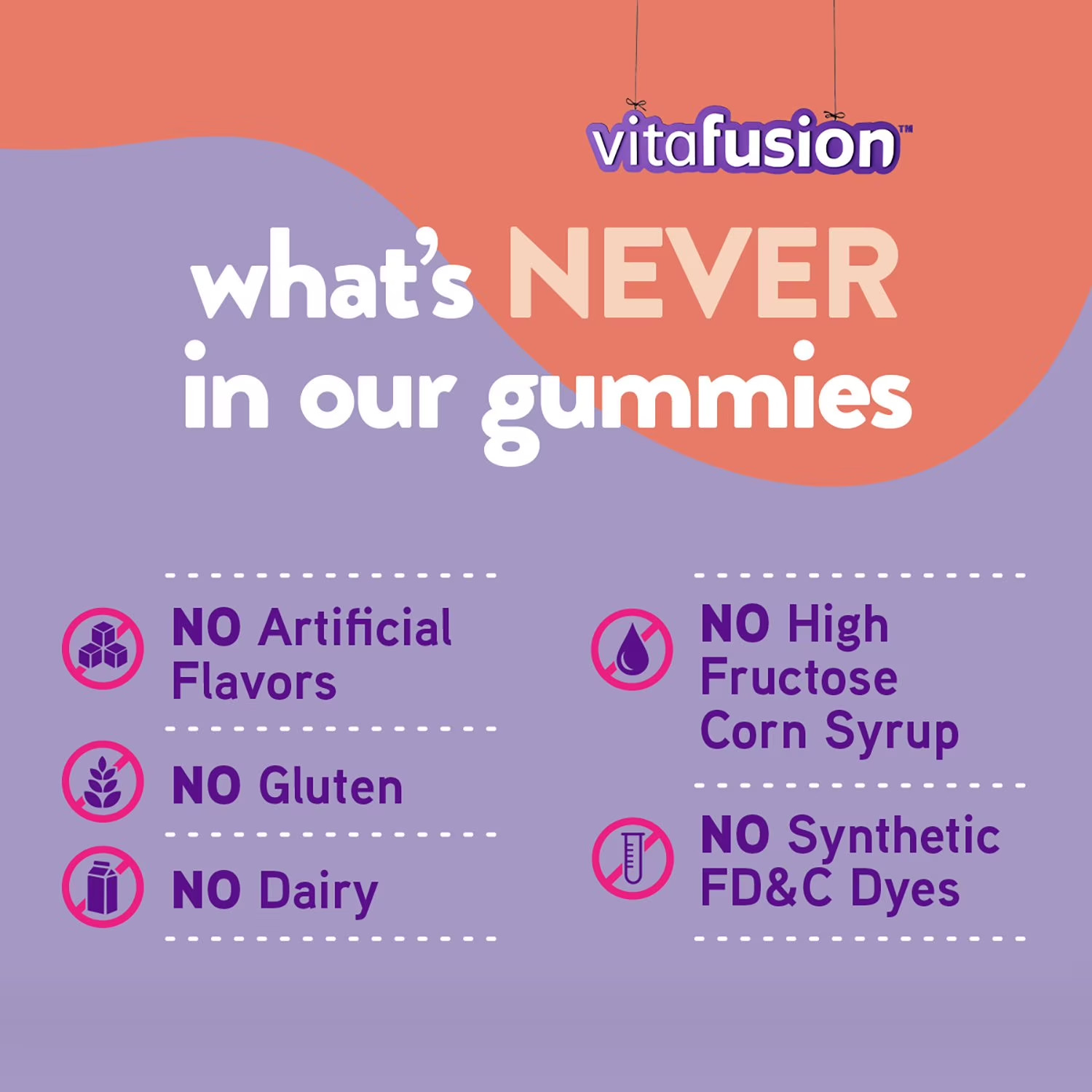2 PACKS-Vitafusion Fiber Well Sugar Free Gummy Vitamin Supplement, 220 ct.