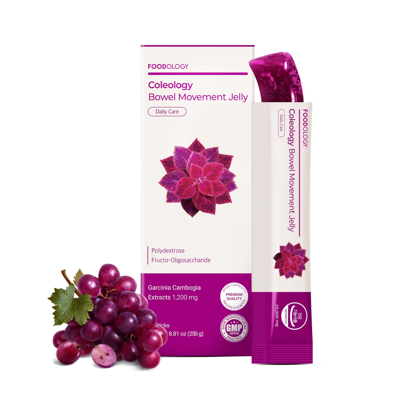 FOODOLOGY Coleology Bowel Movement Jelly Grape & Prune – Prebiotic Fiber Supp…