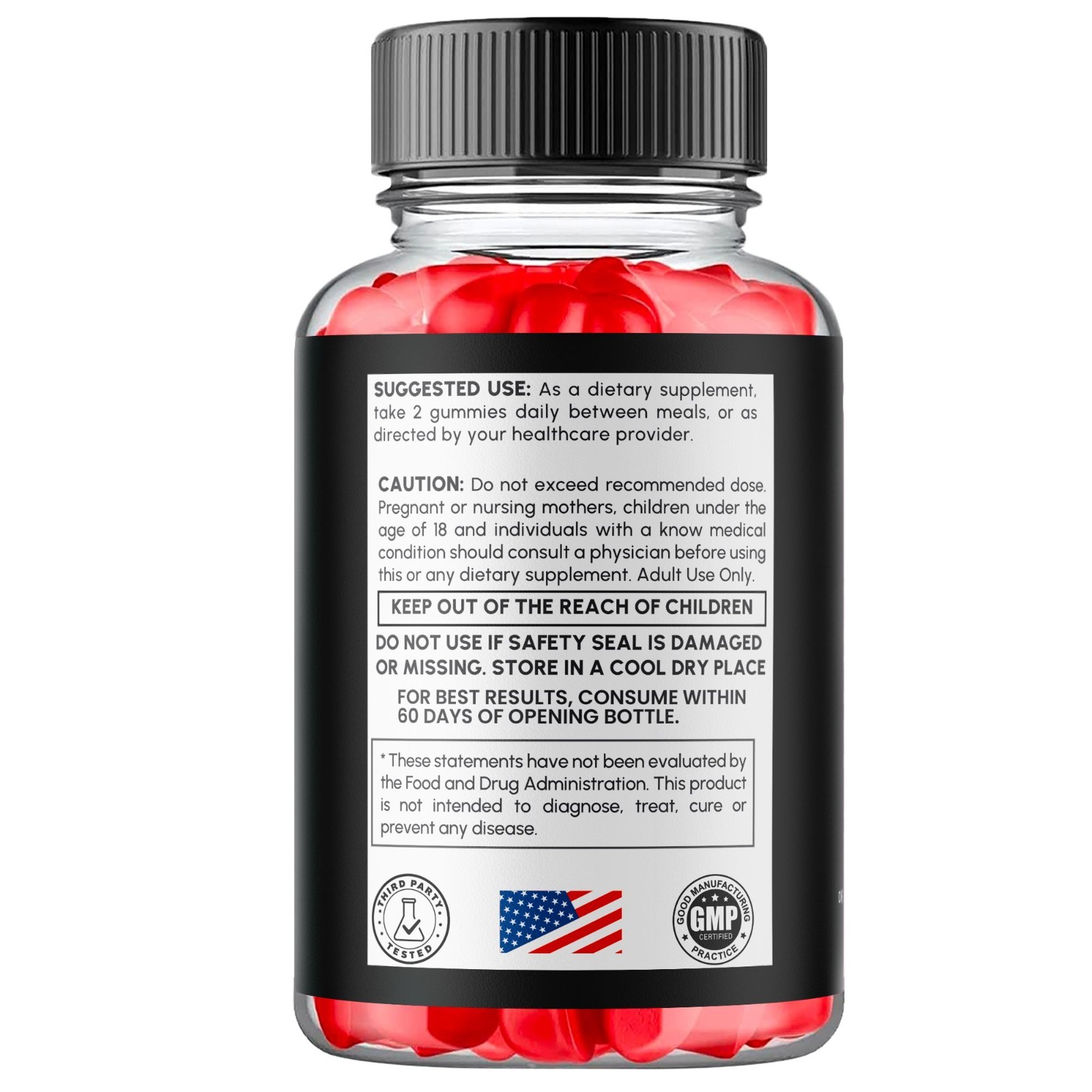 (3 Pack) Horse Boost ACV Gums Male Health Support Formula HorseBoost 180 Gummies
