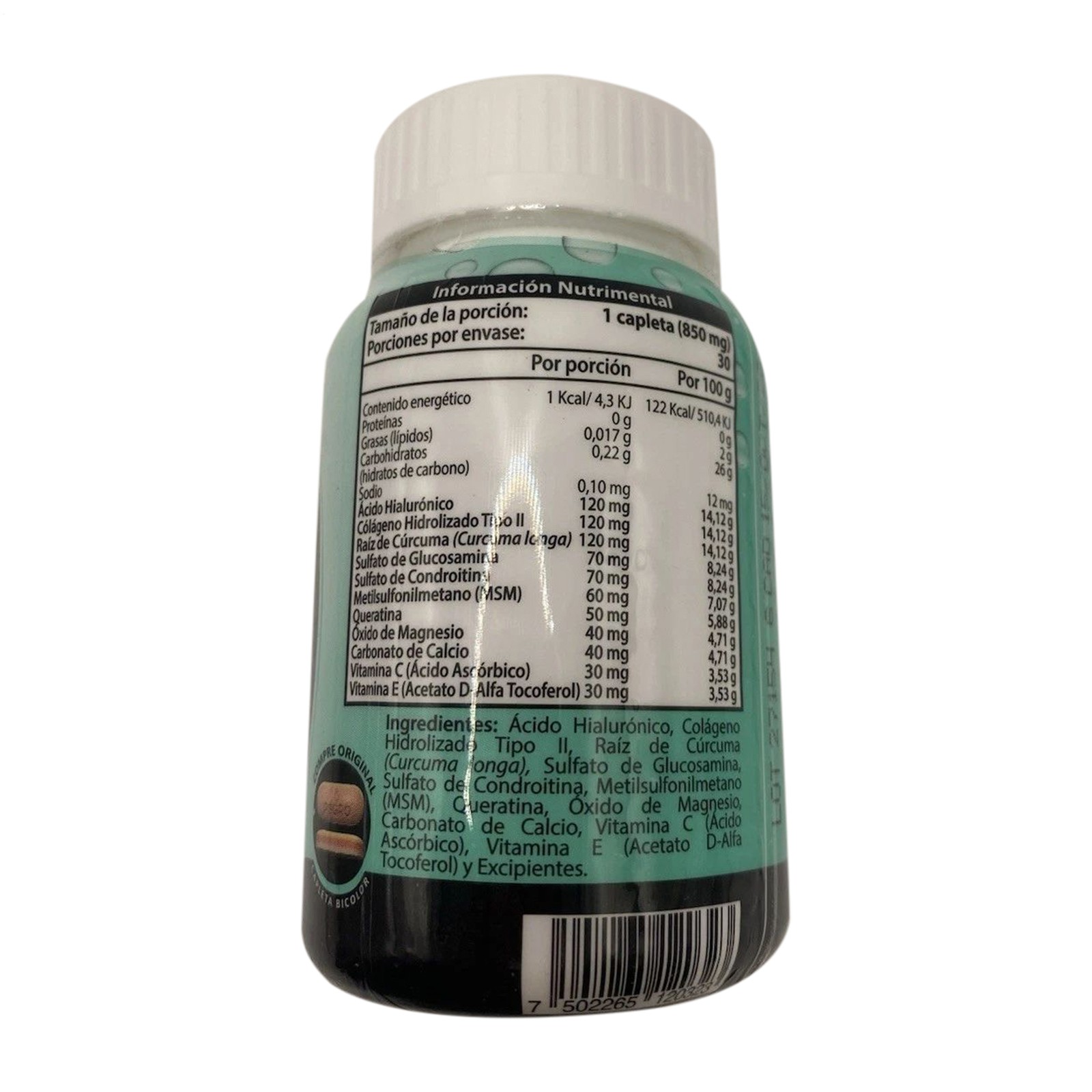 Acid Hyaluronic 30 Caplets 850mg 4PCS